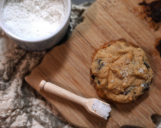 Dark Chocolate and Sea Salt Cookies