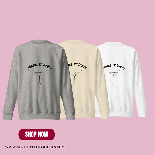 "Make It Dirty" Unisex Crewneck Sweatshirt